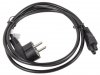 Lanberg Kabel zasilający Laptop (MIKI) IEC 7/7 - IEC 320 C5 1.8M VDE czarny